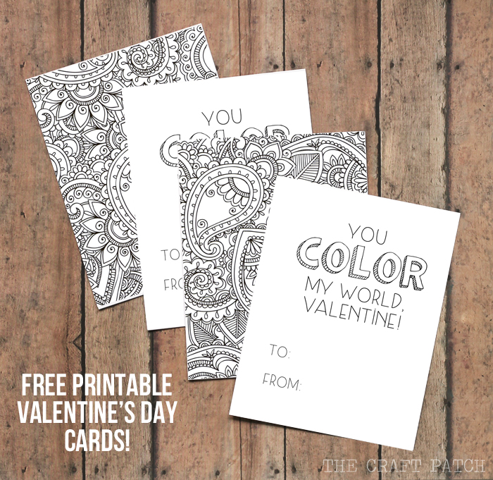 5 Free Printable Adult Coloring Valentines – Simply Inspired